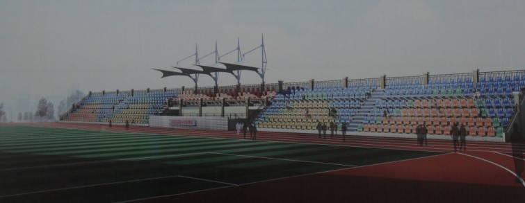 安陽市北關區高中運動場、籃球場基礎工程